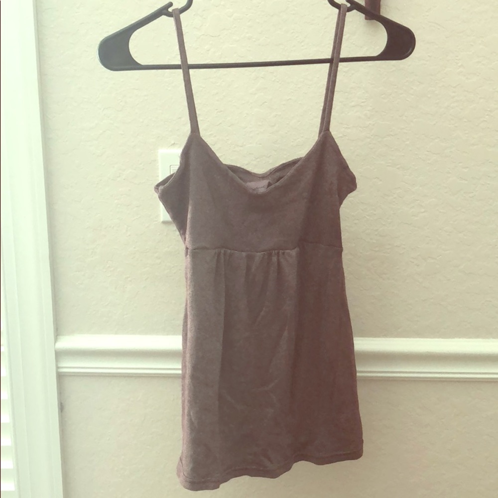 One size fits all Michael stars purple tank